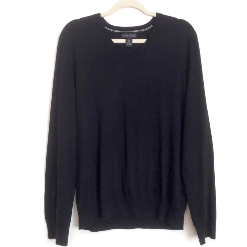 Banana Republic Silk Cotton Cashmere Sweater Sz L